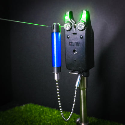 Tackletek Blue Stickz Carp Fishing Bobbins Metal Clips Bite Indicators