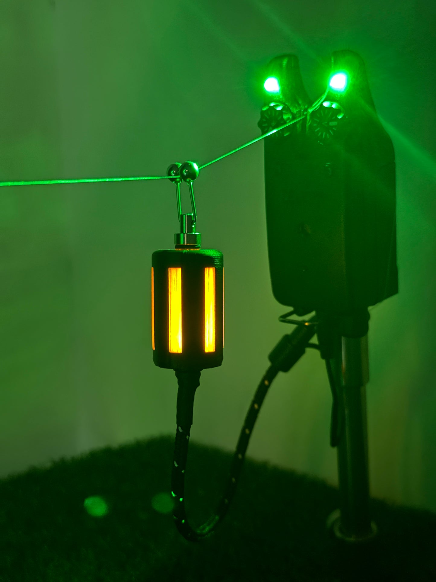 Amber Lanternz LED Powered Custom Carp Fishing Bobbins