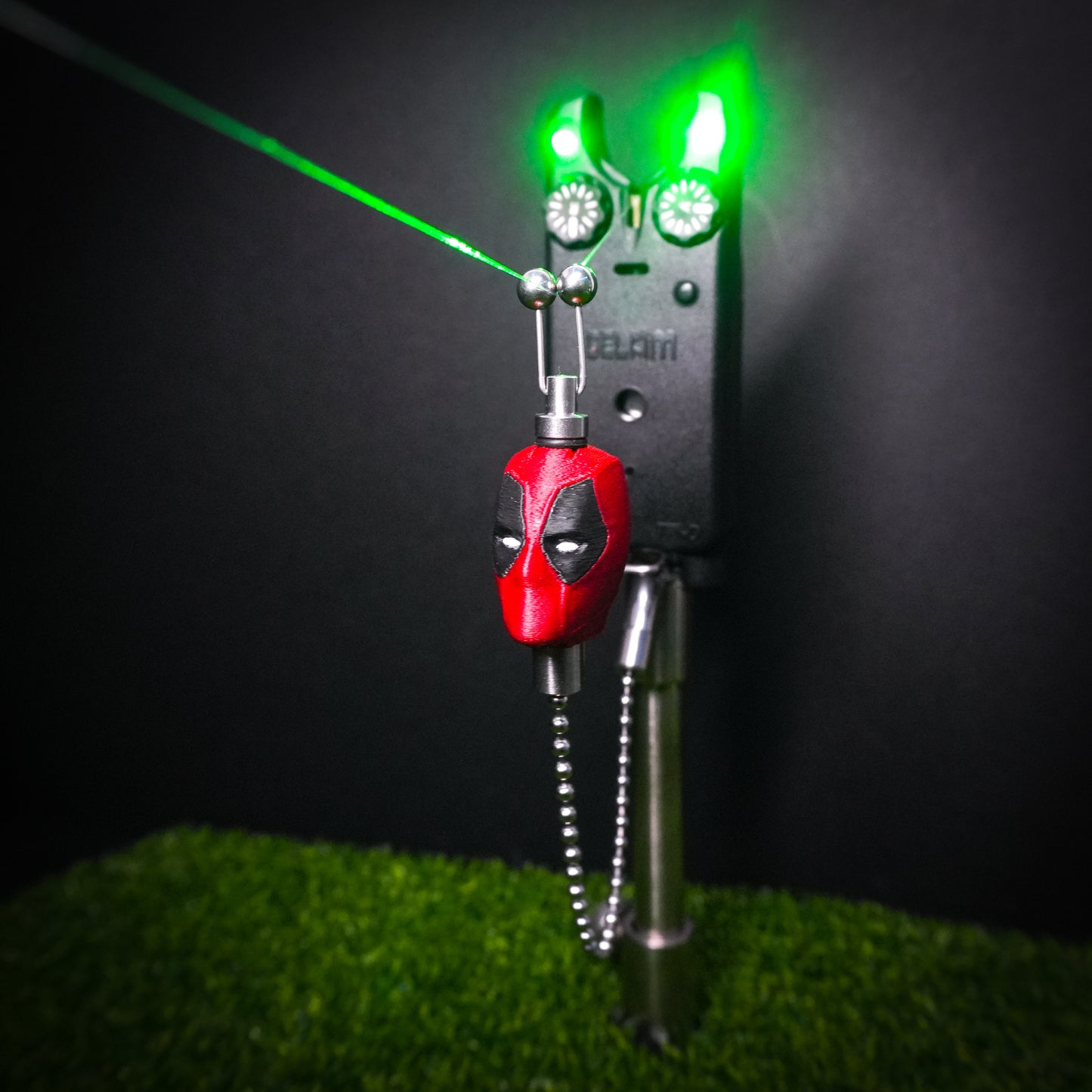 Custom Deadpool Carp Fishing Bobbins Stainless Steel Bite Indicators