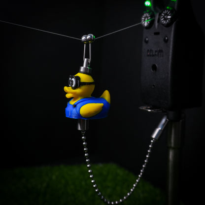 Custom Minion Rubber Ducks Carp Fishing Bobbins Metal Clips Bite Indicators