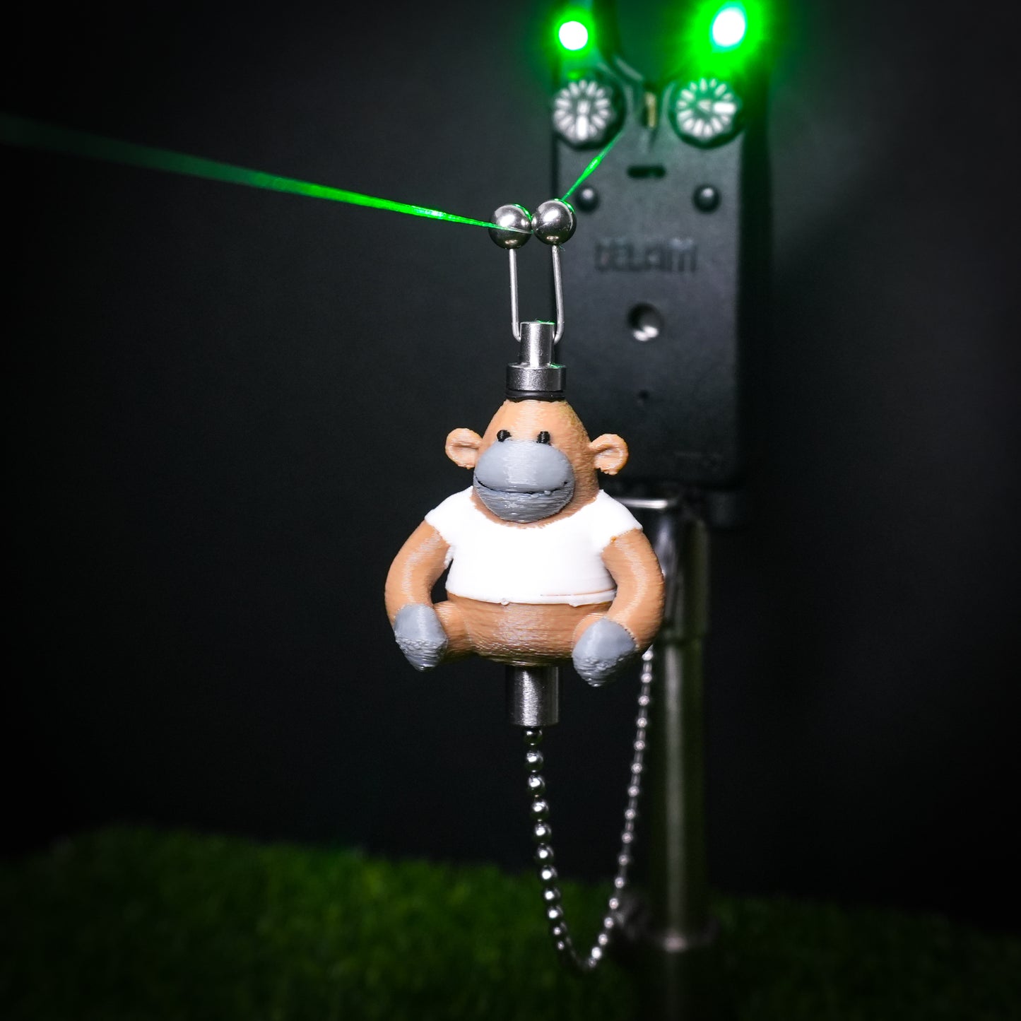 Custom PG TIps Monkey Carp Fishing Bobbins Stainless Steel Bite Indicators