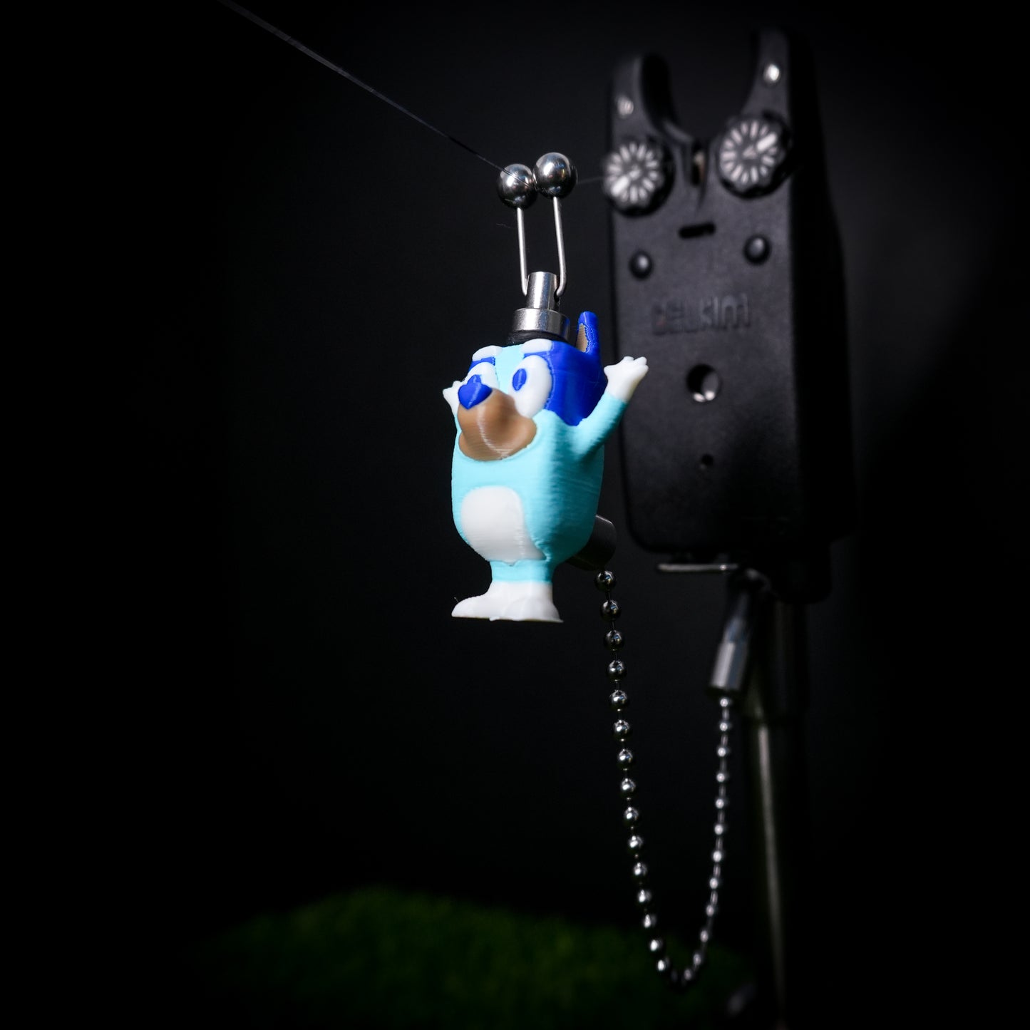 Custom Bluey Carp Fishing Bobbins Metal Clips Bite Indicators