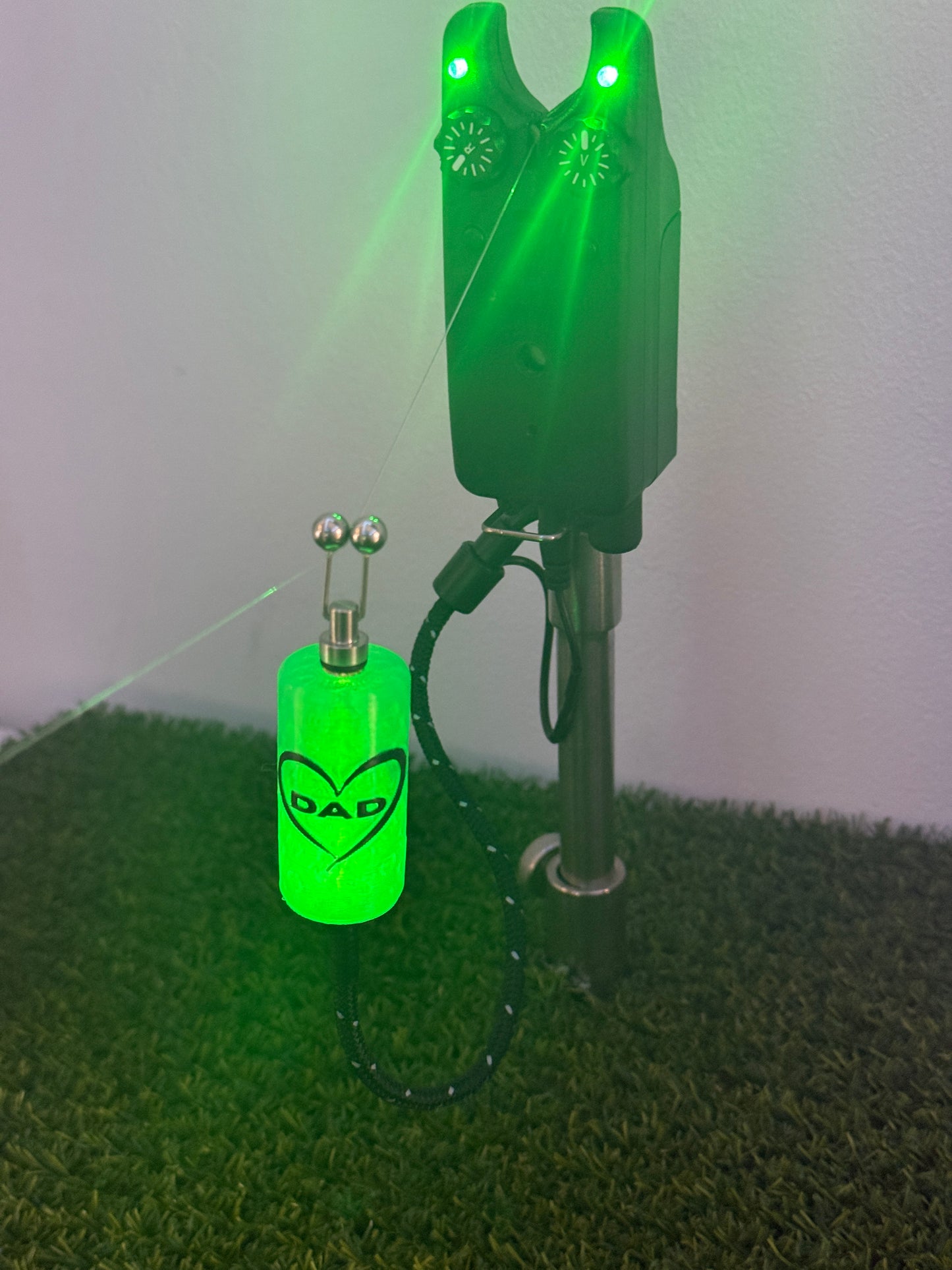 LED Powered Dad Custom Carp Fishing Bobbins