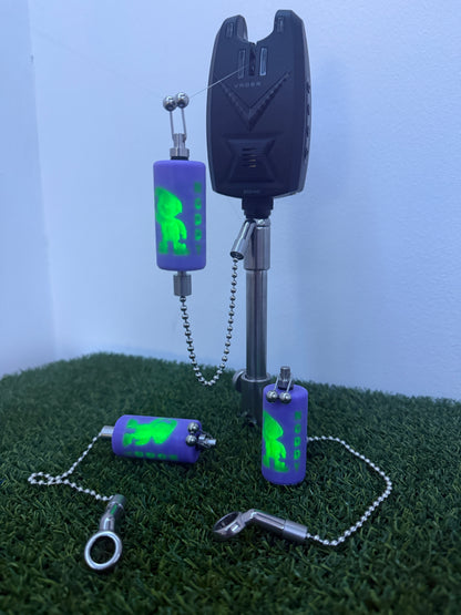Glow In The Dark Custom Purple Noddy Carp Stainless Steel Carp Fishing Bobbins