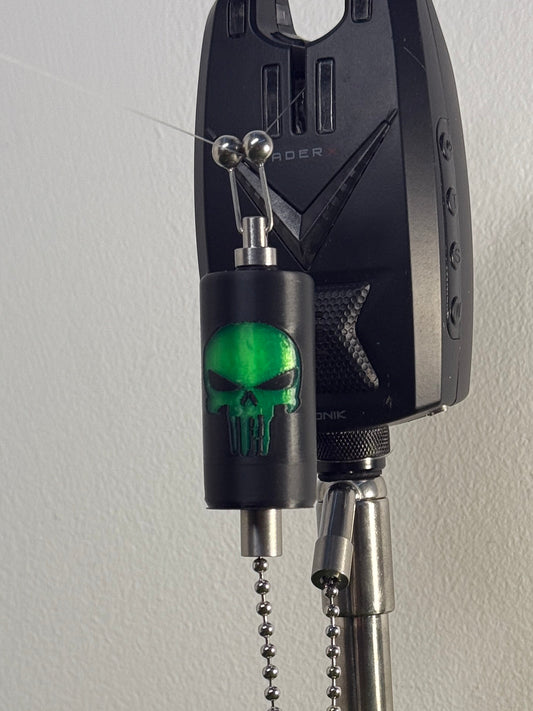 Glow In The Dark Custom Skull Logo Carp Fishing Bobbin