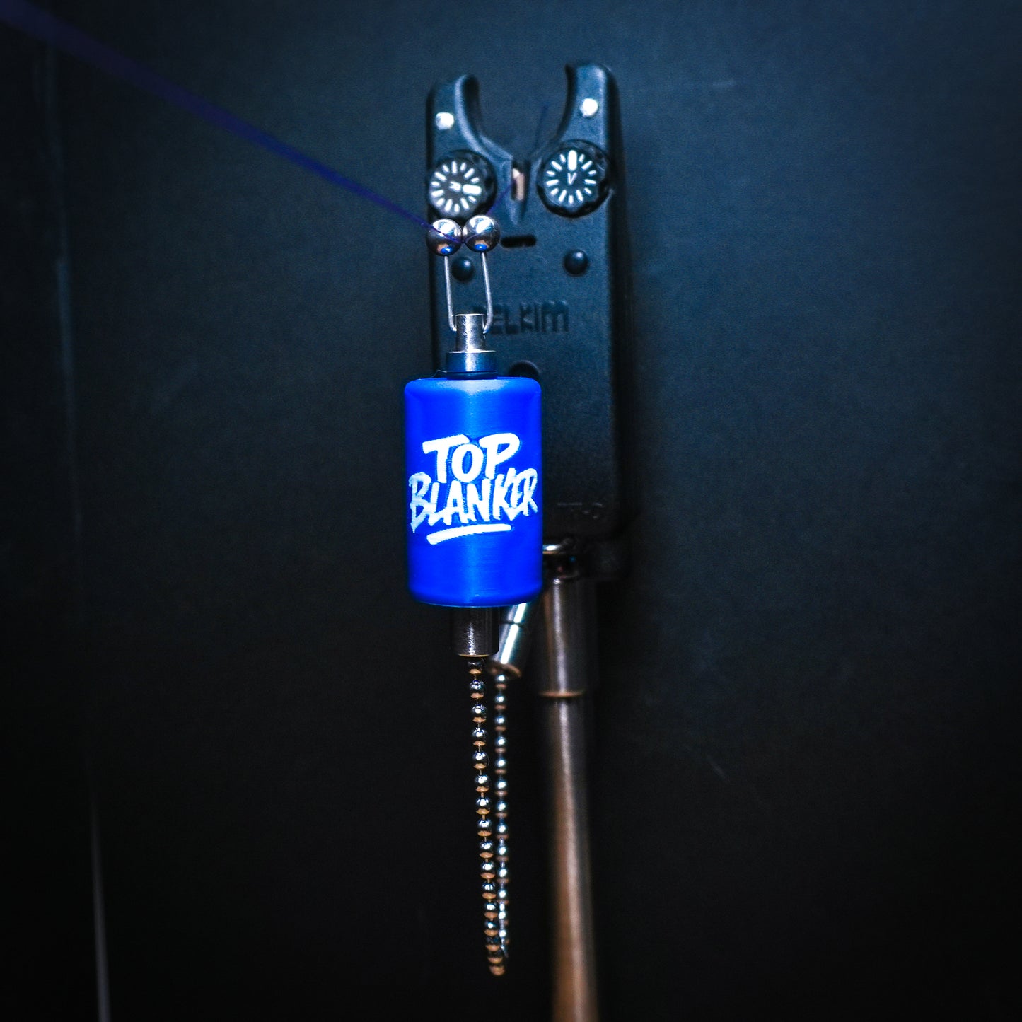 Custom Blue Top Blanker Carp Fishing Bobbin