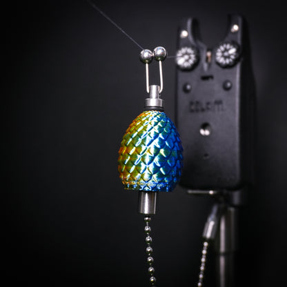 Custom Dragon Egg Carp Fishing Bobbins Metal Clips Bite Indicators