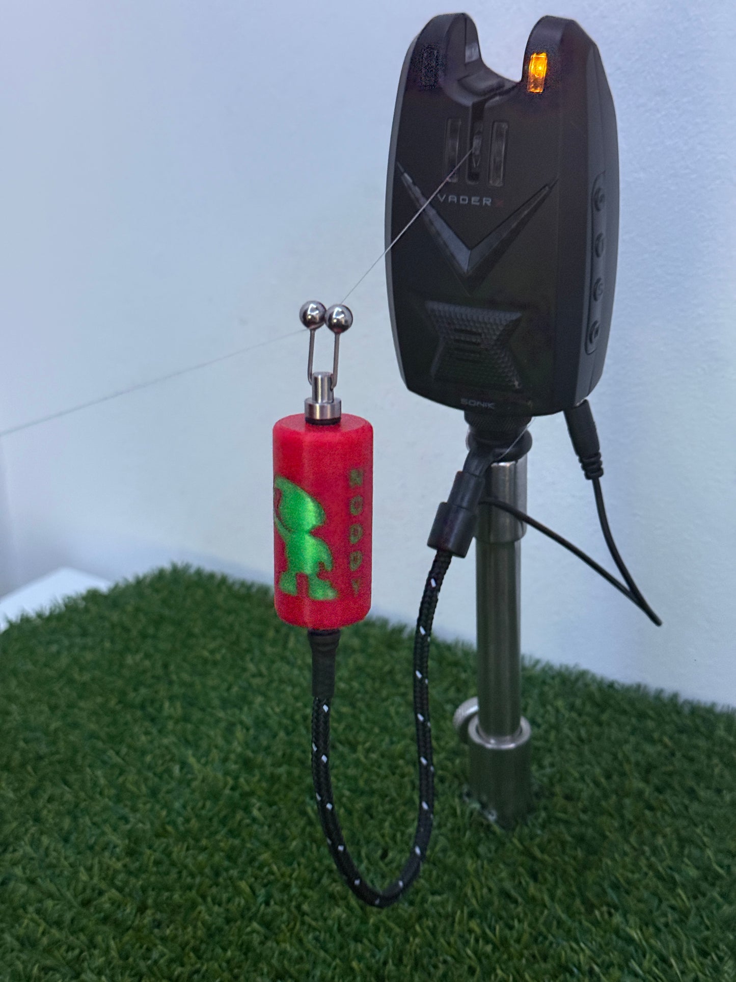 LED Powered Flashing Red Noddy Carp Fishing Bobbins