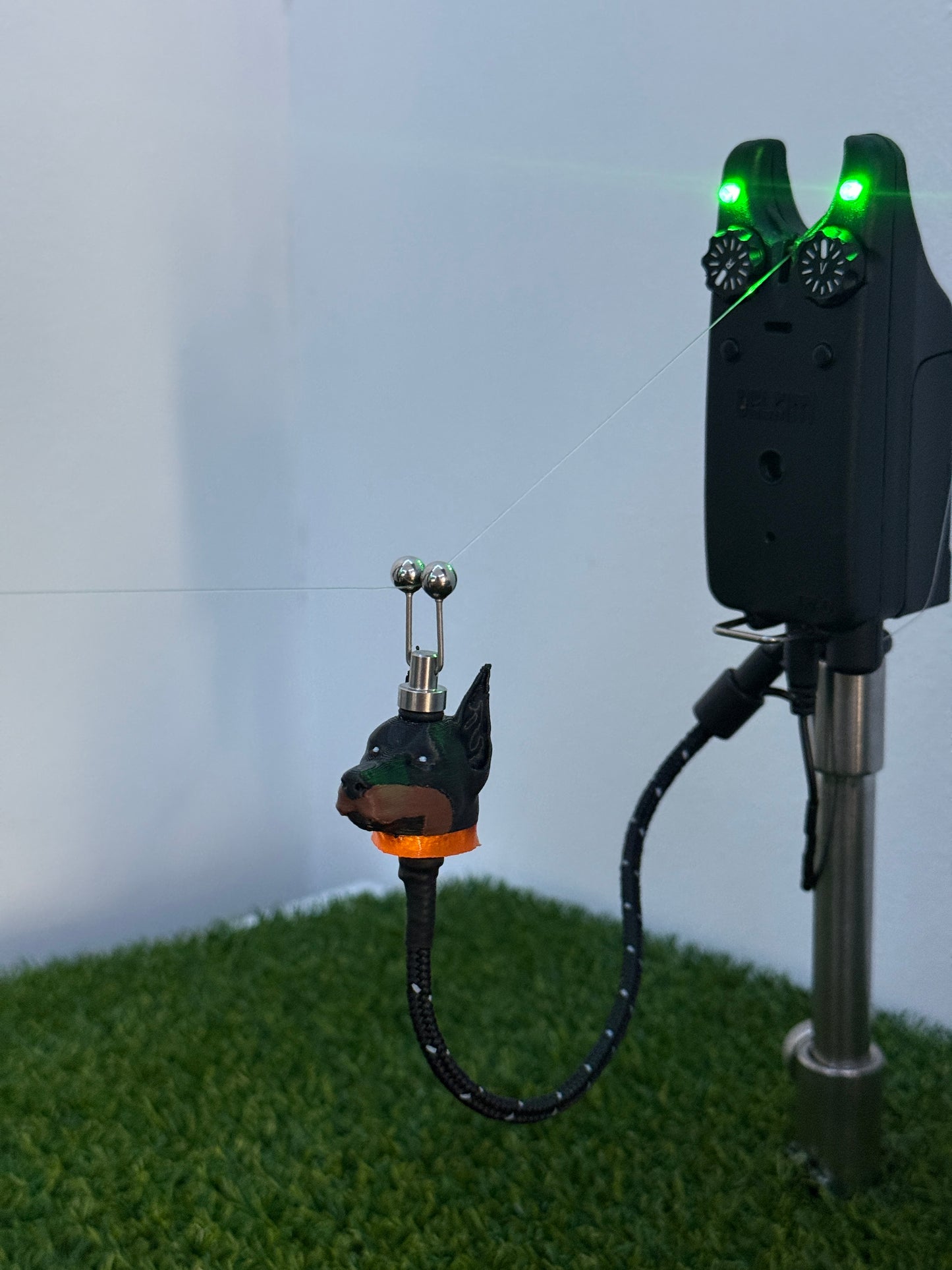 LED Powered Doberman Custom Carp Fishing Bobbins