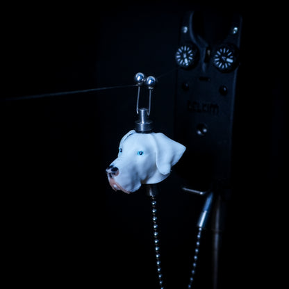 White Great Dane Custom Carp Fishing Bobbins