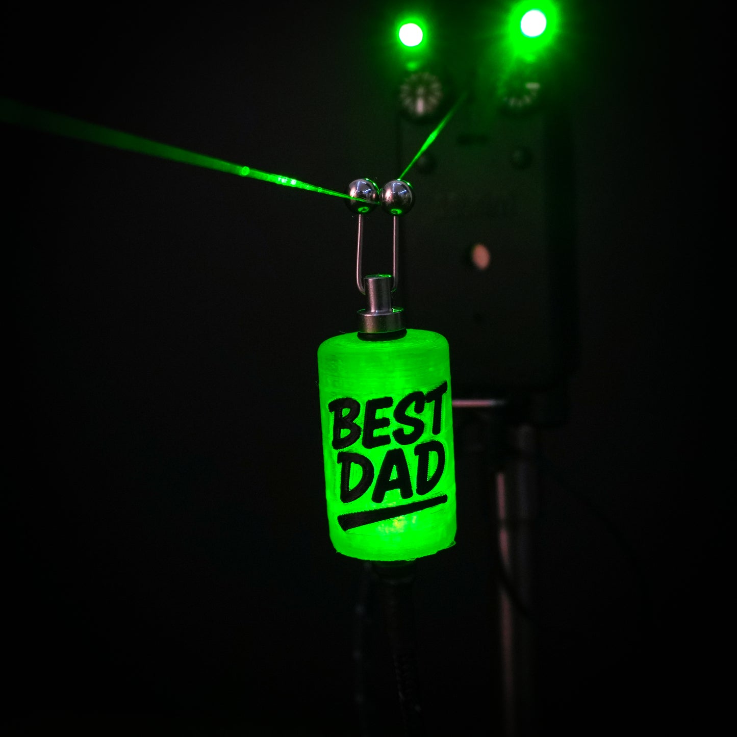 LED Powered Best Dad Custom Carp Fishing Bobbins
