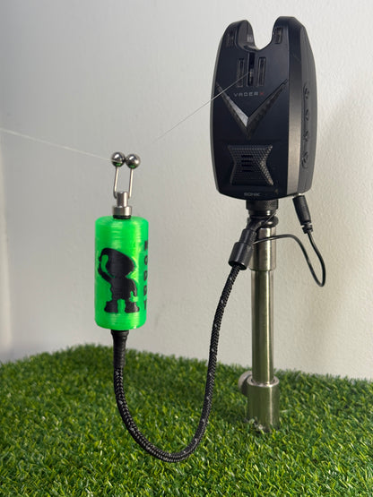 LED Powered Flashing Neon Green Noddy Carp Fishing Bobbins