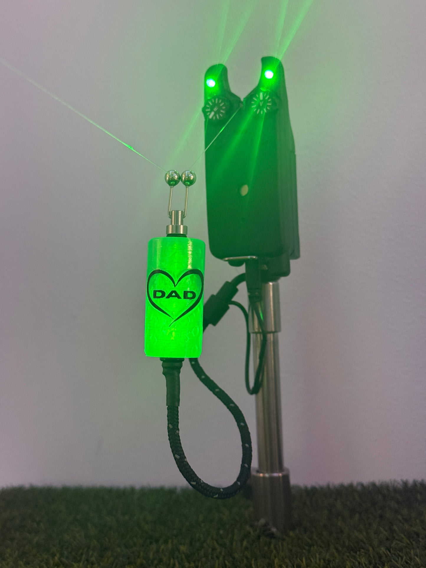 LED Powered Dad Custom Carp Fishing Bobbins