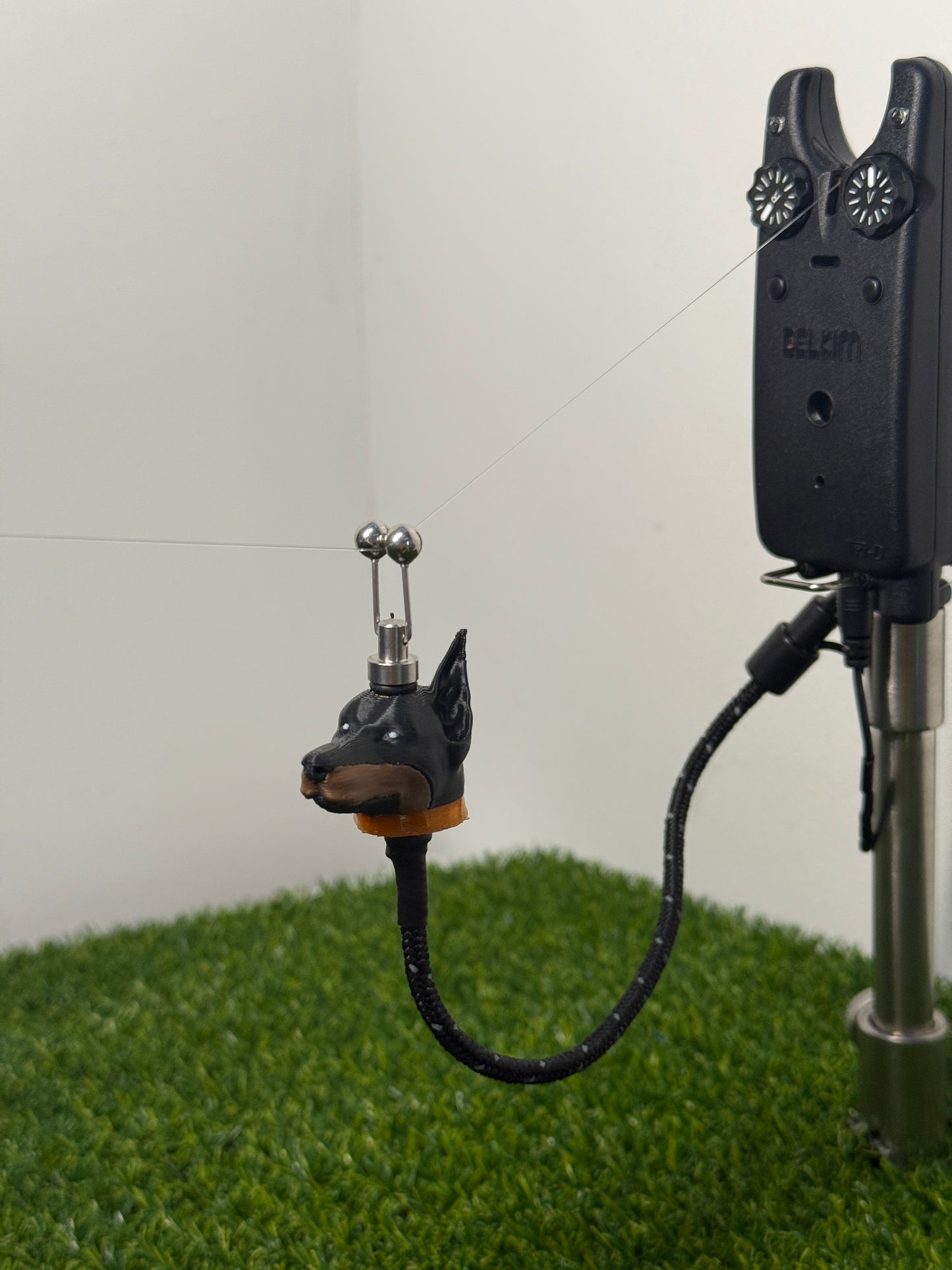 LED Powered Doberman Custom Carp Fishing Bobbins