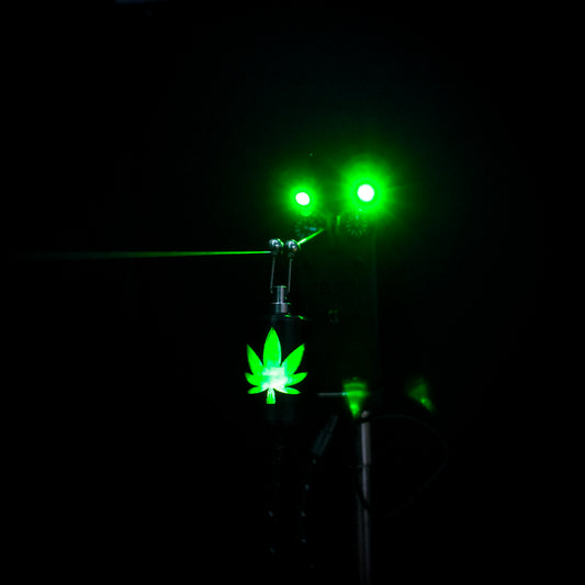 LED Powered 420 leaf Custom Carp Fishing Bobbin
