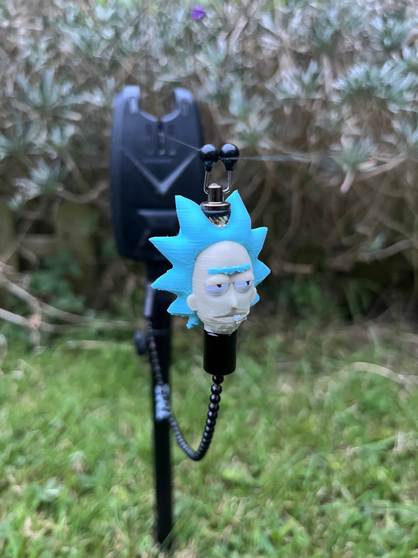 Custom Rick and Morty Carp Fishing Bobbins Metal Clips Bite Indicators