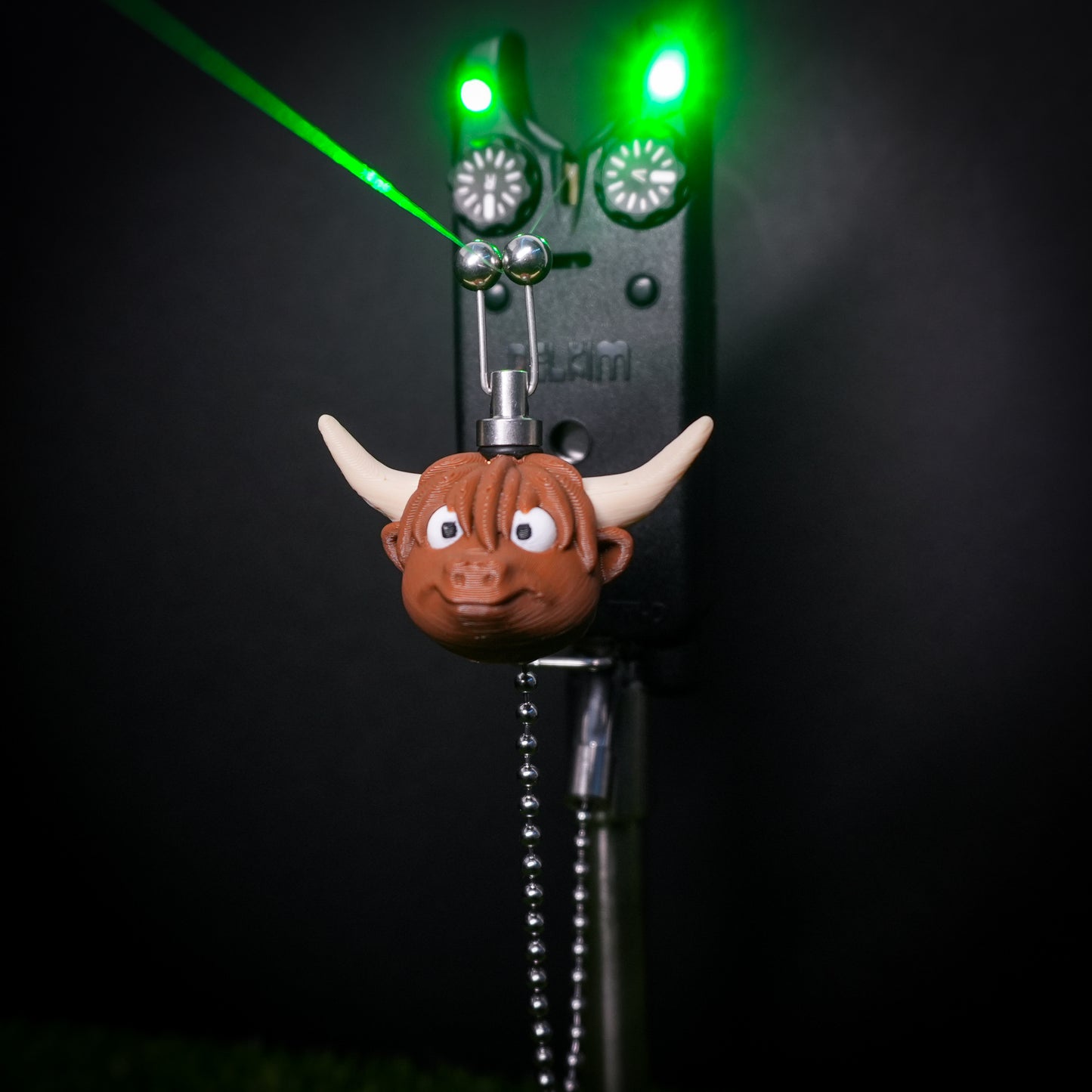 Custom Highland Cow Carp Stainless Steel Carp Fishing Bobbins