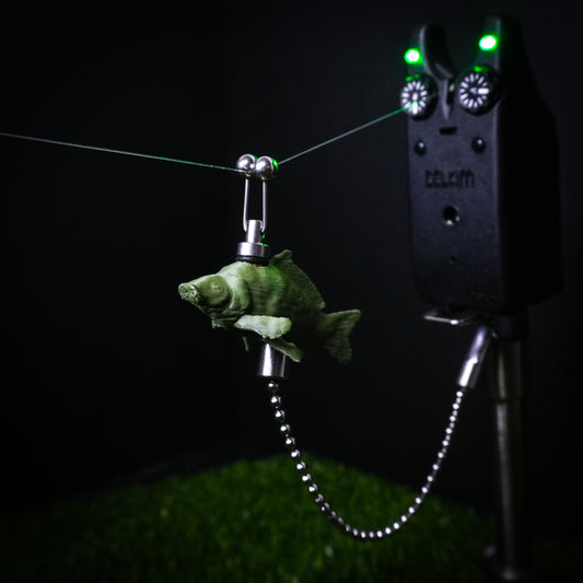 Custom Carpy Green Carp Fish Fishing Bobbins