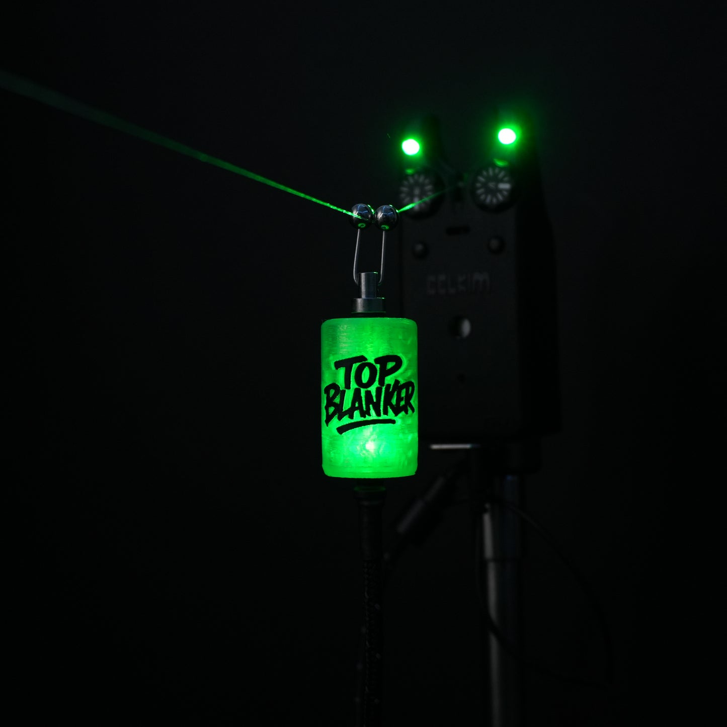 LED Powered Top Blanker Custom Carp Fishing Bobbins
