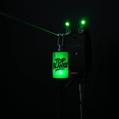 LED Powered Top Blanker Custom Carp Fishing Bobbins