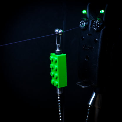 Custom Green Mini Brick Carp Fishing Bobbin