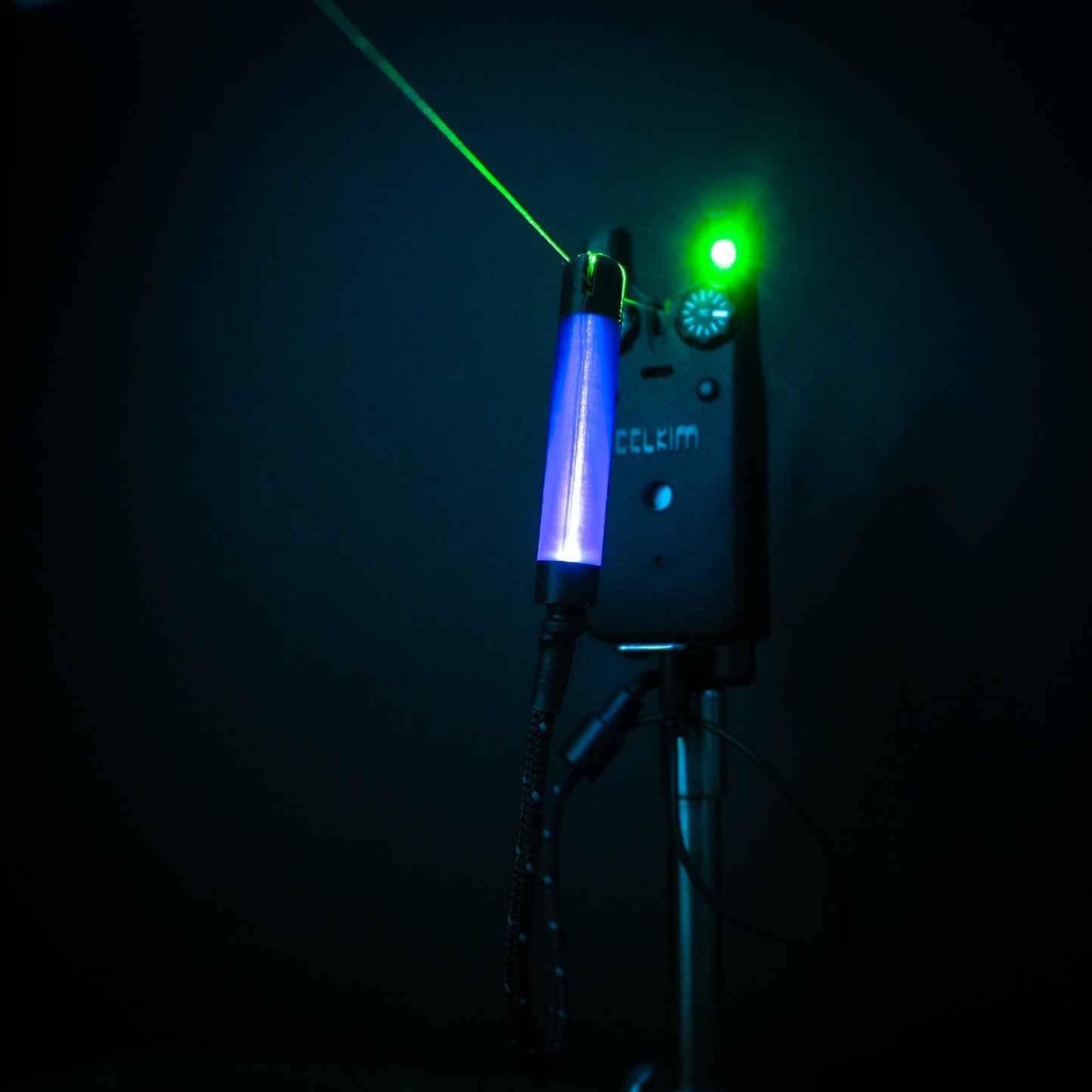 Purple GlowStickz LED Powered Custom Carp Fishing Bobbins