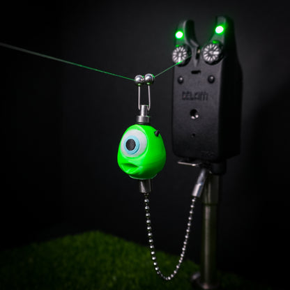 Custom Mike Wazowski Fishing Bobbins Metal Clips Bite Indicators