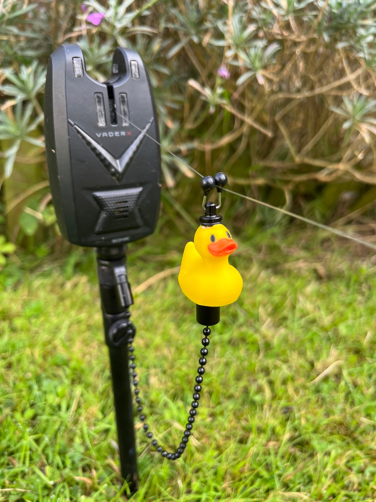 - Supporting Mens Mental Health Charity - Custom Rubber Duck Carp Fishing Bobbins Metal Clips Bite Indicators