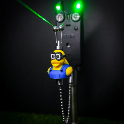 Custom Minion Rubber Ducks Carp Fishing Bobbins Metal Clips Bite Indicators