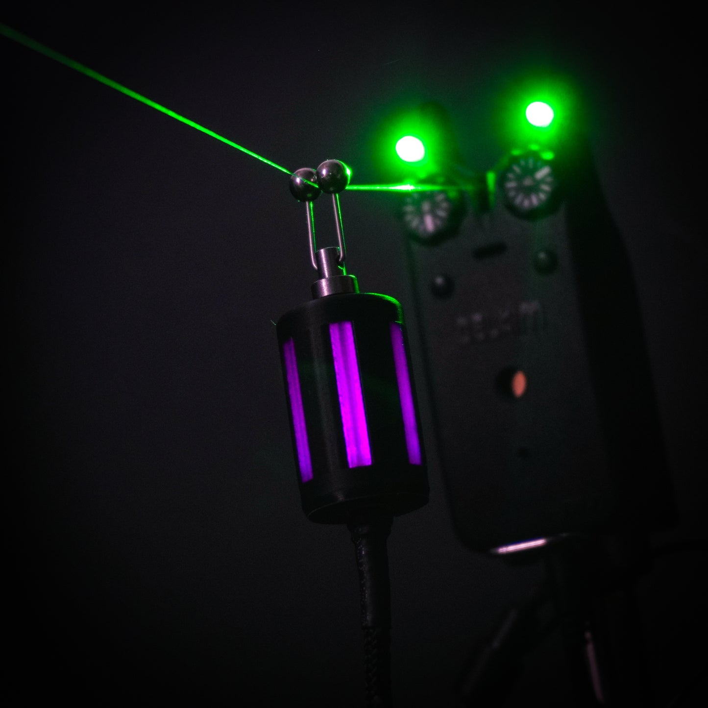 Purple Lanternz LED Powered Custom Carp Fishing Bobbins