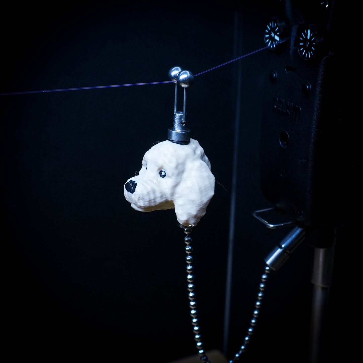 Custom Labradoodle Blonde Carp Fishing Bobbin