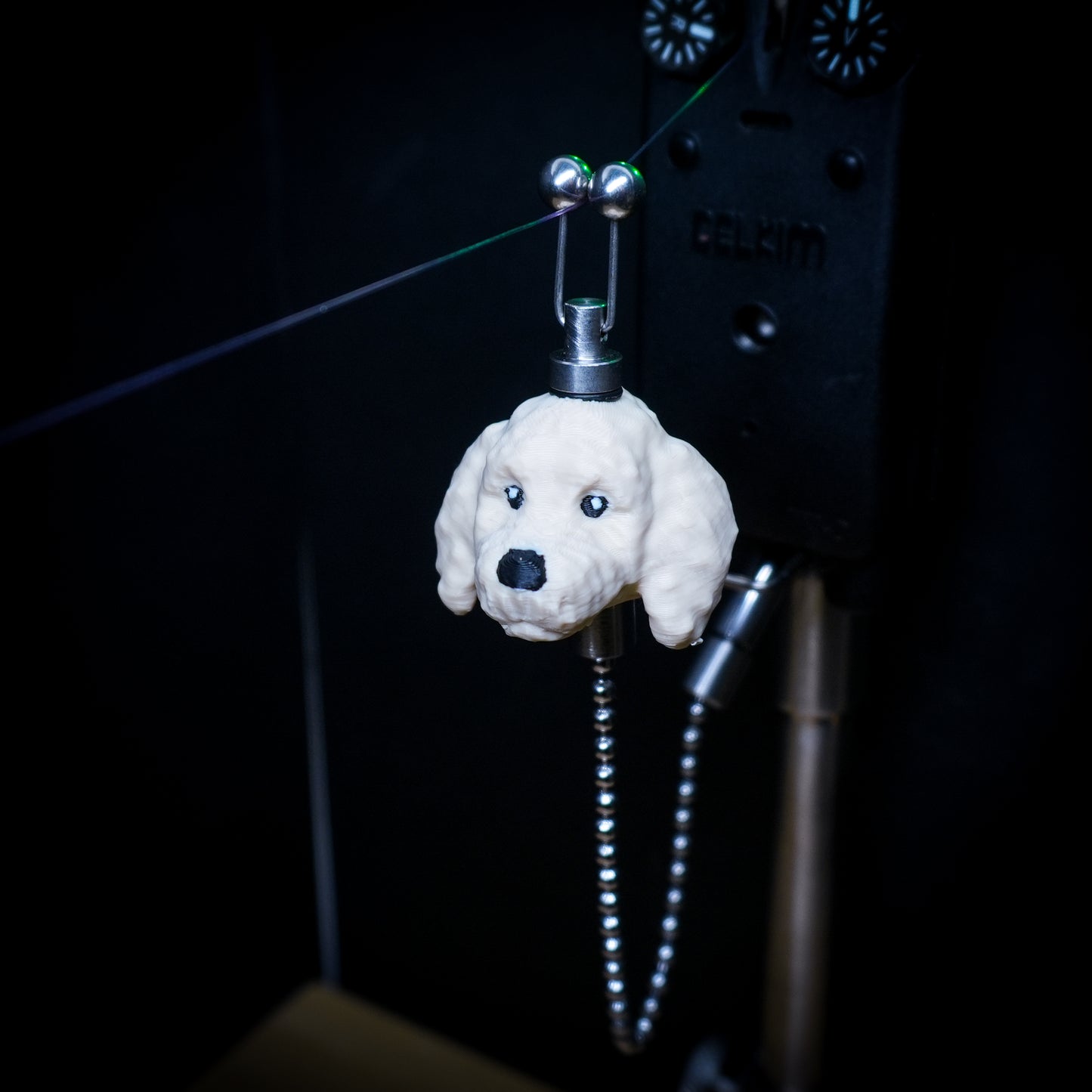 Custom Labradoodle Blonde Carp Fishing Bobbin