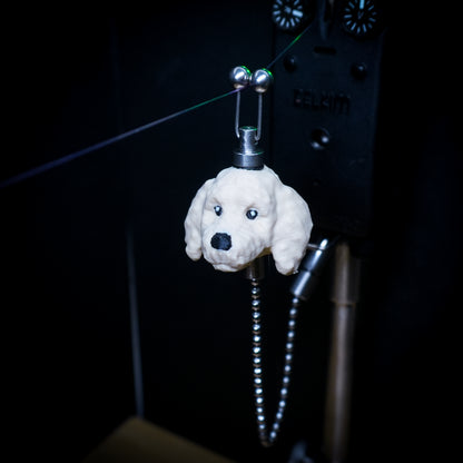 Custom Labradoodle Blonde Carp Fishing Bobbin