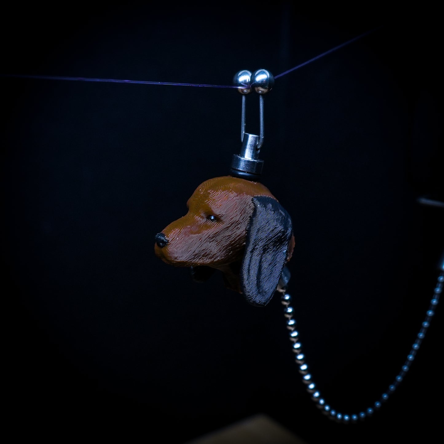 Custom Bavarian Mountain Hound Carp Fishing Bobbin