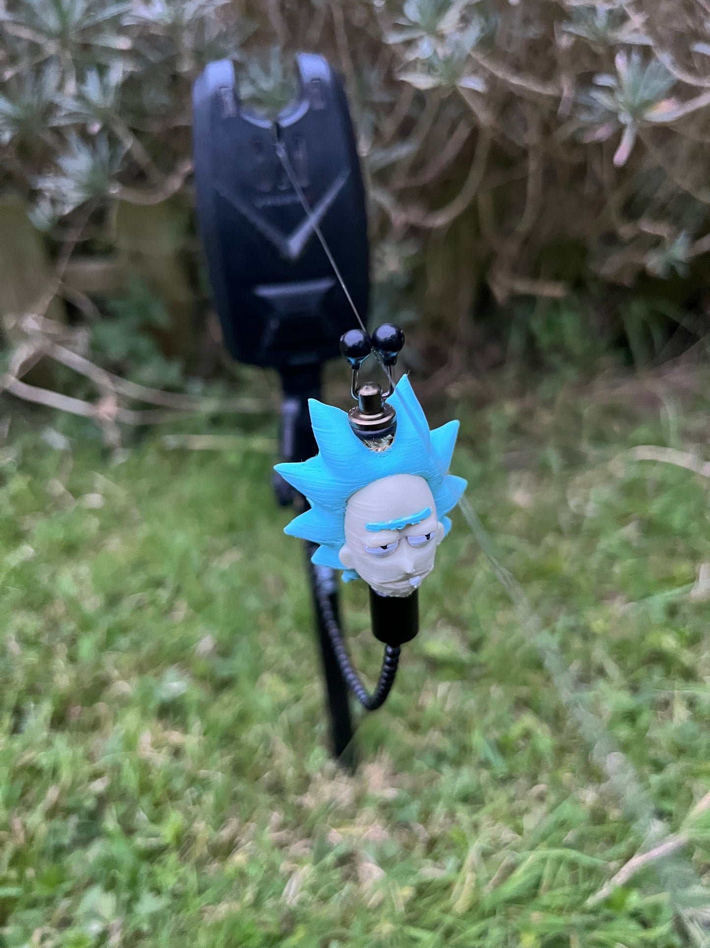 Custom Rick and Morty Carp Fishing Bobbins Metal Clips Bite Indicators