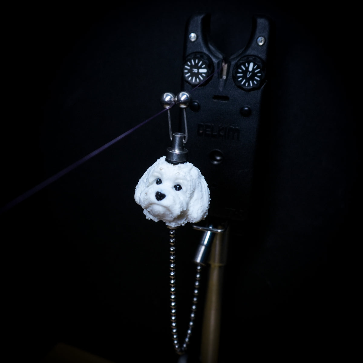 Custom White Cuban Havanese Carp Fishing Bobbin