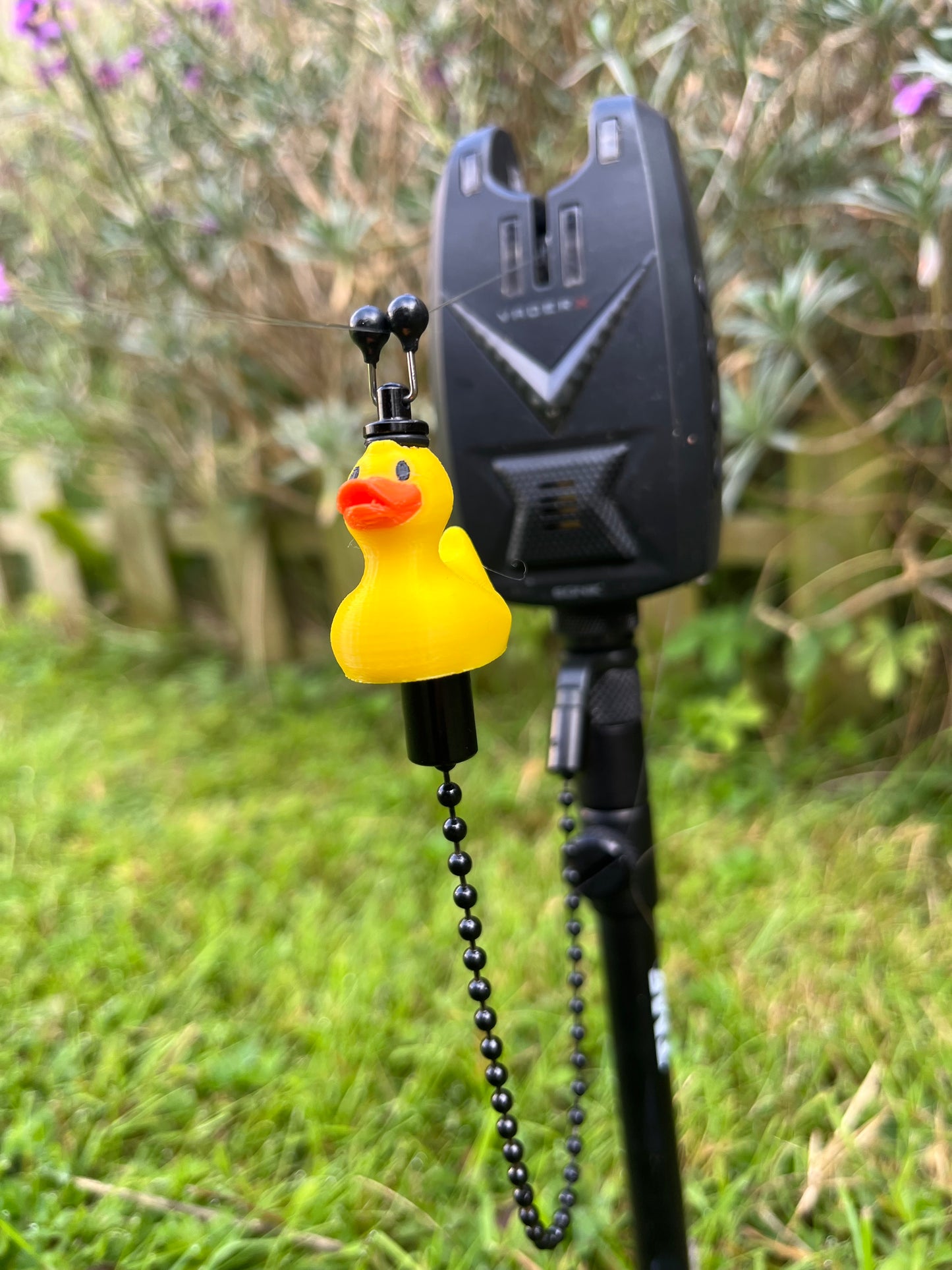 - Supporting Mens Mental Health Charity - Custom Rubber Duck Carp Fishing Bobbins Metal Clips Bite Indicators