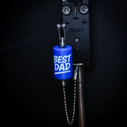 Custom Best Dad Blue Carp Stainless Steel Carp Fishing Bobbins