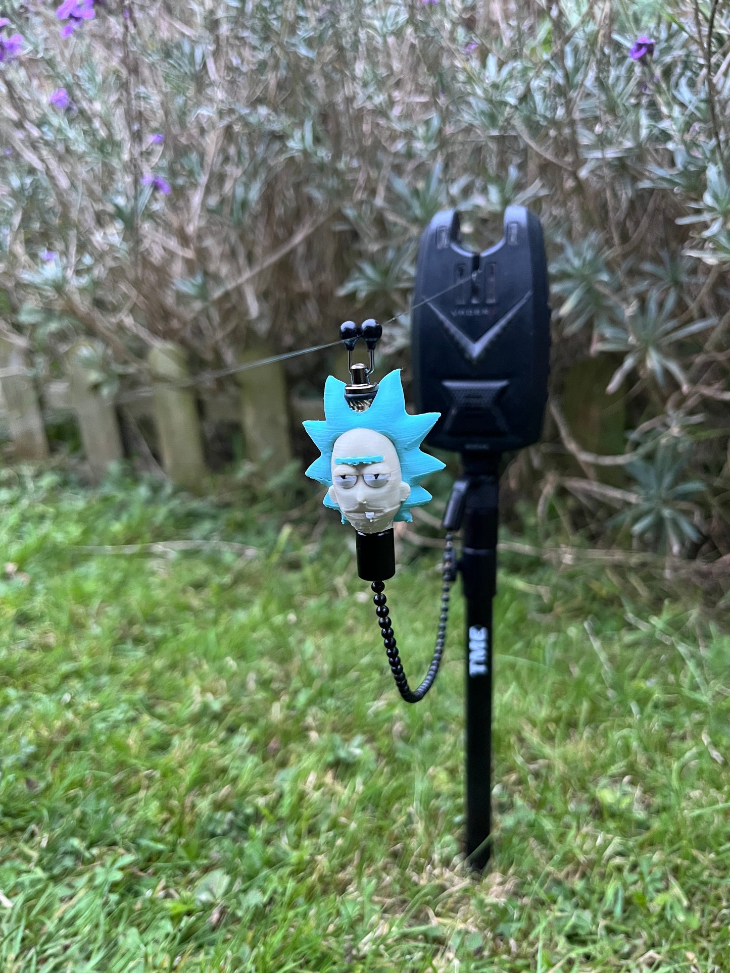 Custom Rick and Morty Carp Fishing Bobbins Metal Clips Bite Indicators