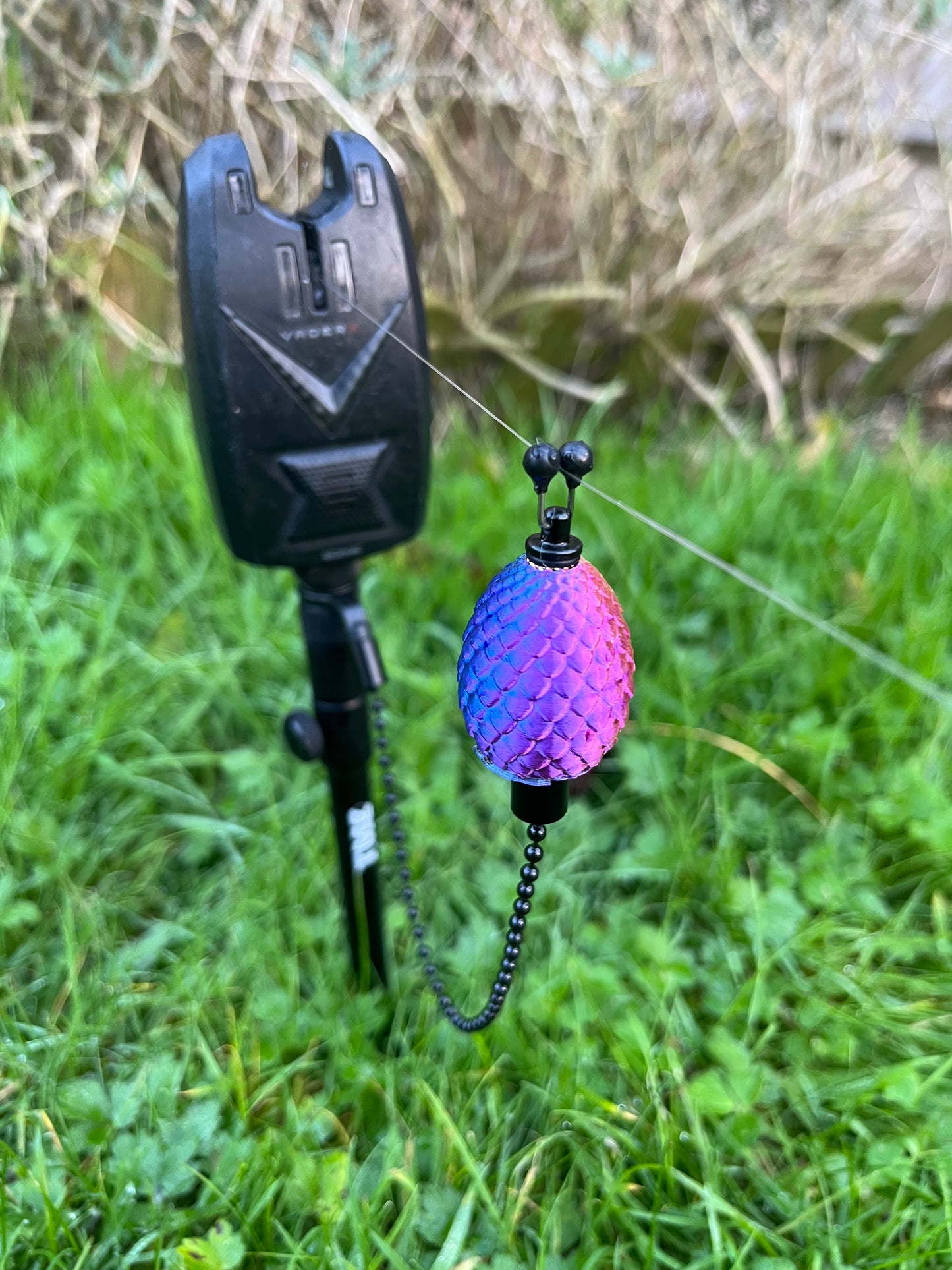 Custom Dragon Egg Carp Fishing Bobbins Metal Clips Bite Indicators