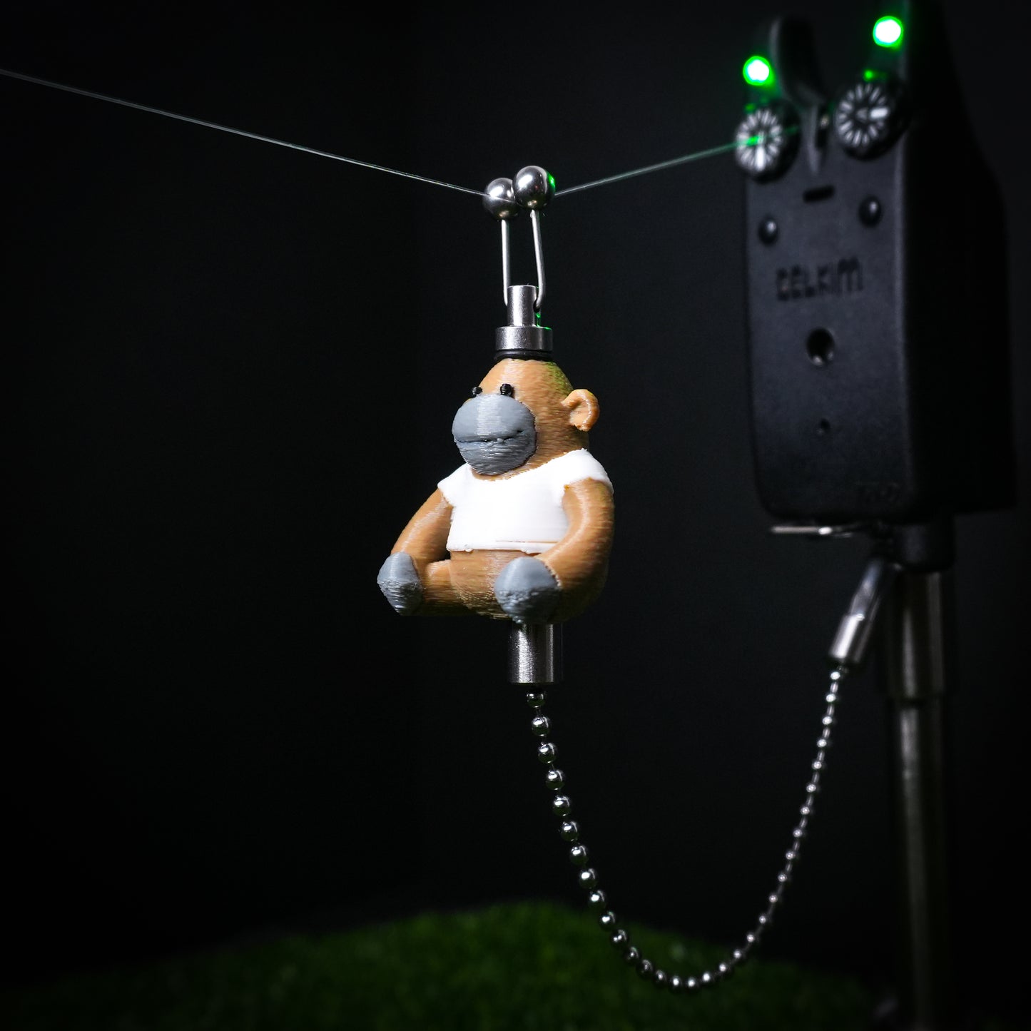 Custom PG TIps Monkey Carp Fishing Bobbins Stainless Steel Bite Indicators