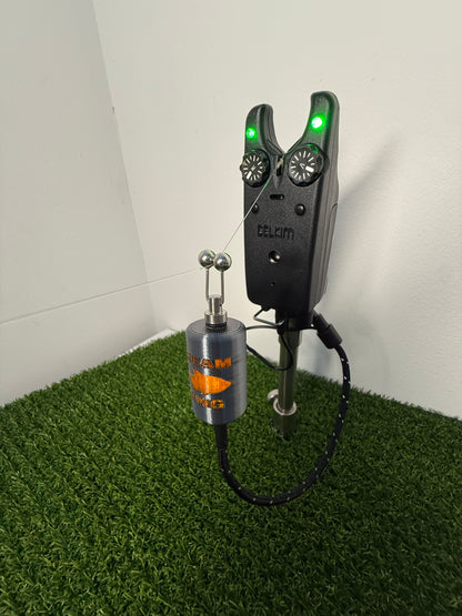 Limited Edition LED Powered Flashing Titanium Effect Bream King Carp Fishing Bobbins