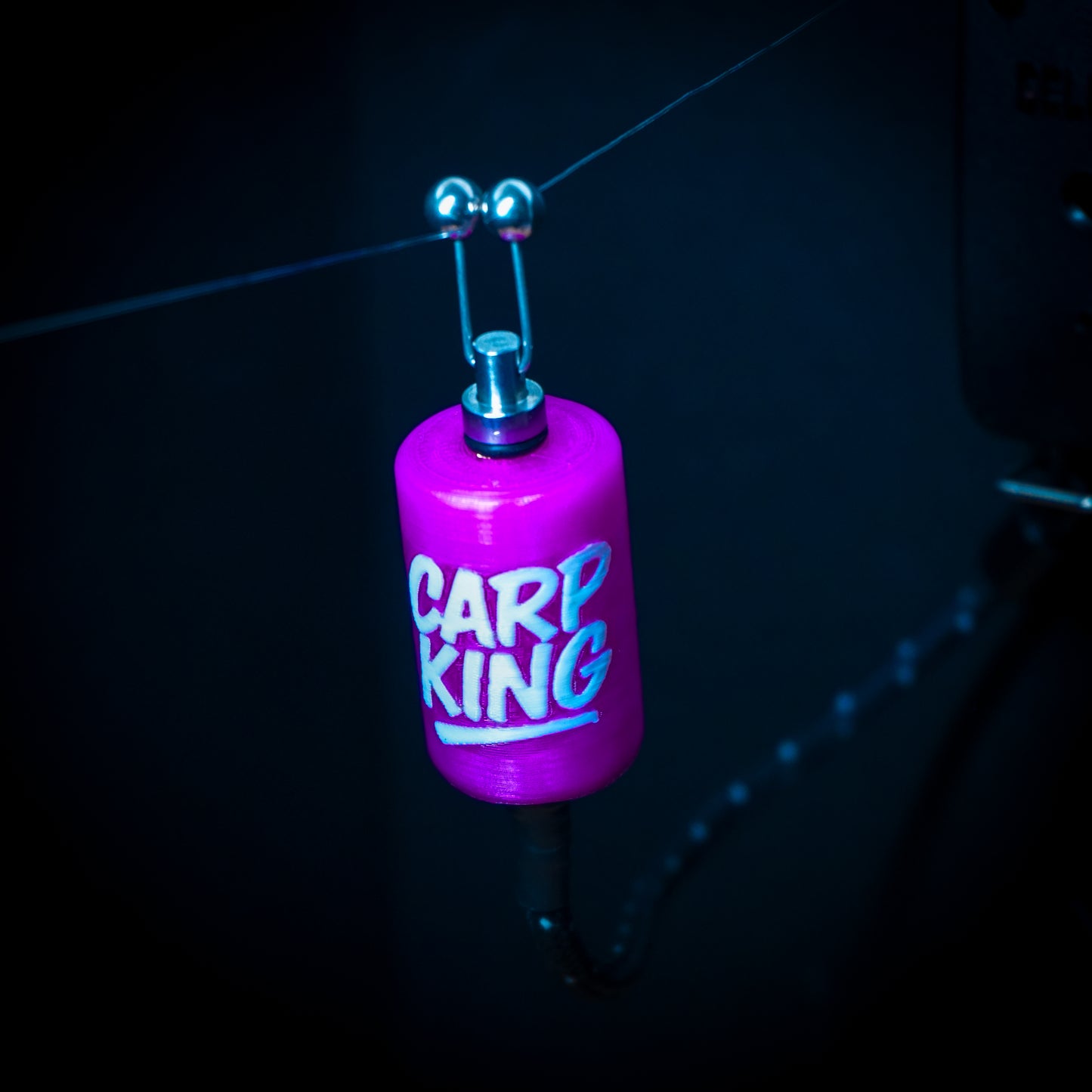 LED Powered Purple Carp King Custom Carp Fishing Bobbins