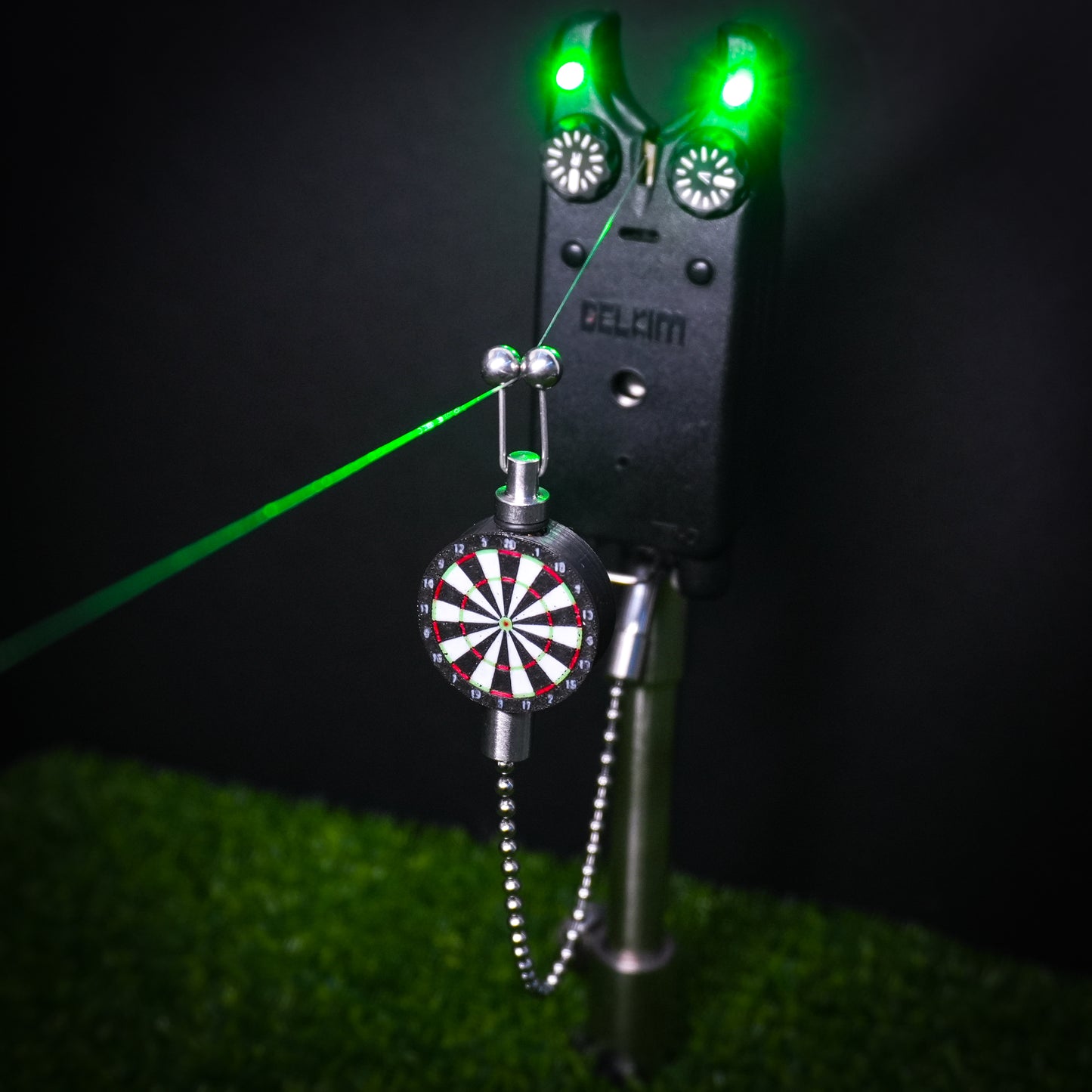 Custom Dart Board Carp Fishing Bobbins Metal Clips Bite Indicators