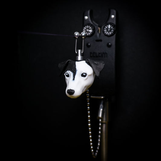 Jack Russell Black and White Carp Fishing Bobbin