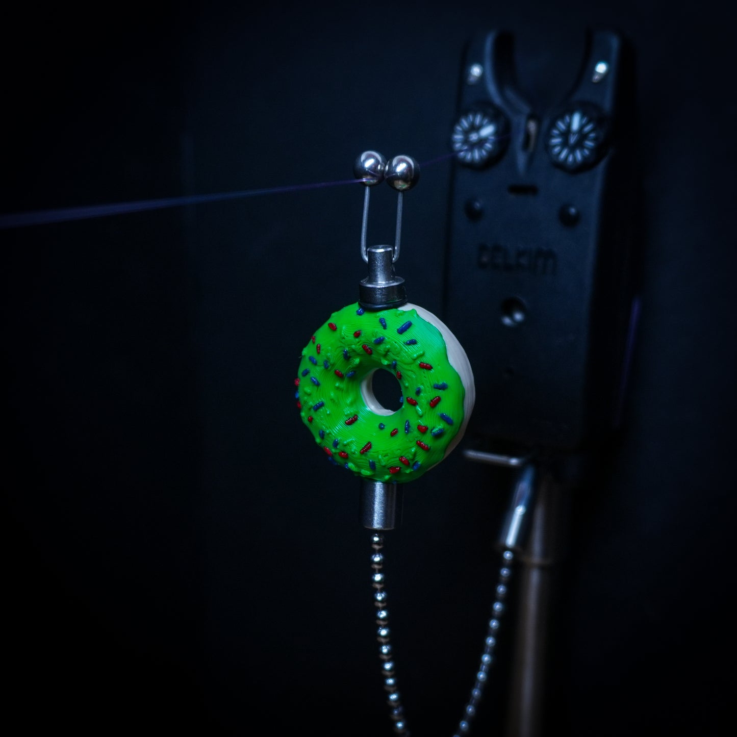 Custom Green Doughnut Carp Fishing Bobbin