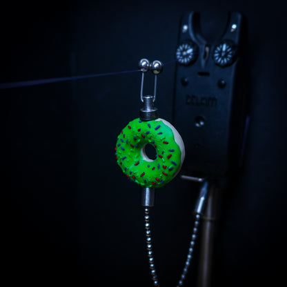 Custom Green Doughnut Carp Fishing Bobbin