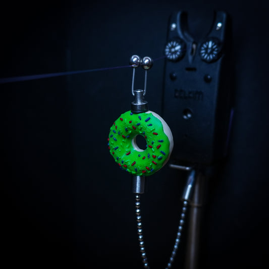Custom Green Doughnut Carp Fishing Bobbin