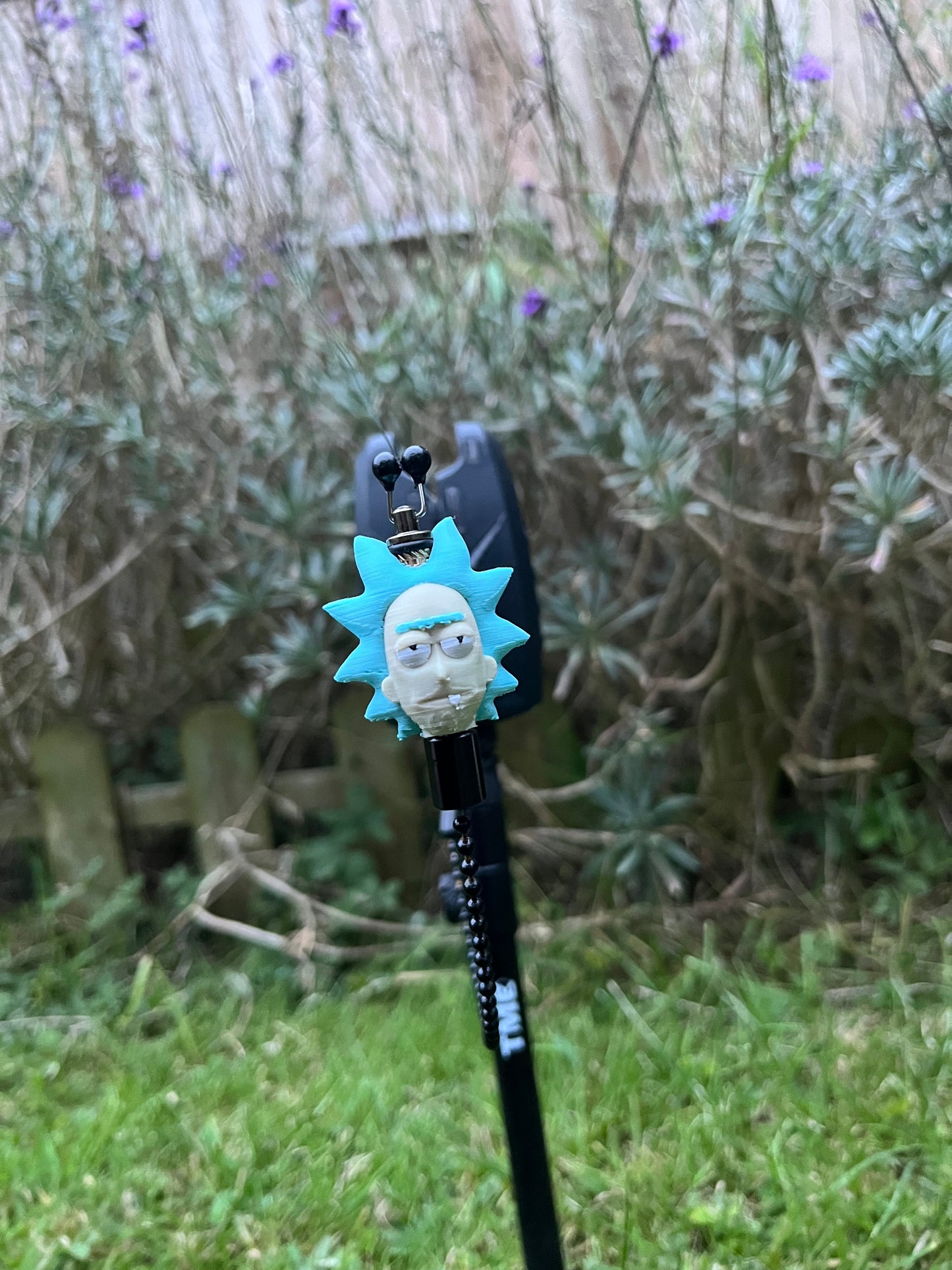 Custom Rick and Morty Carp Fishing Bobbins Metal Clips Bite Indicators