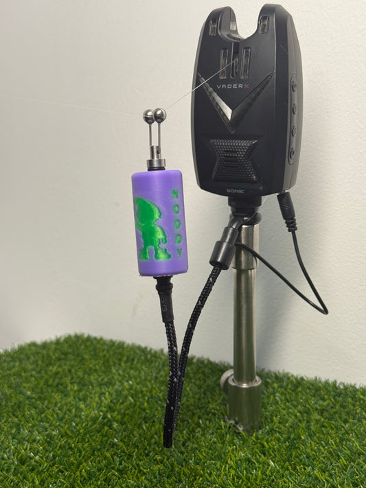 LED Powered Flashing Purple Noddy Carp Fishing Bobbin